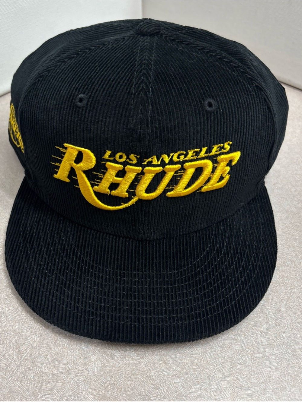 Rhude x New Era Los Angeles Lakers Corduroy 9FIFTY Snapback Hat Cap NBA OSFA NEW